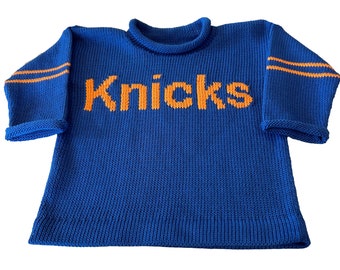 Custom NY Knicks Team Spirit Sweater