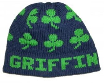 Personalized St. Patricks Day Shamrock Hat
