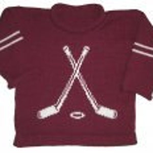 Custom Knit Hockey Varsity Sweater