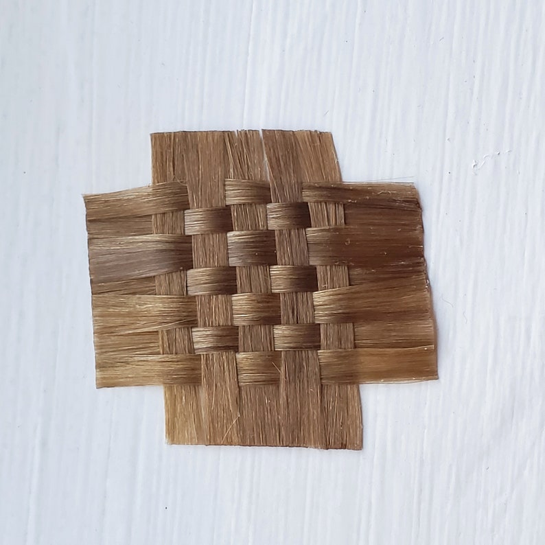 Hair Keepsake Commission Basket Weave Pendant Victorian Etsy