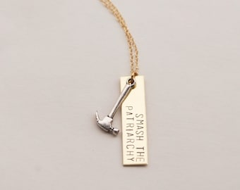 Smash The Patriarchy Necklace