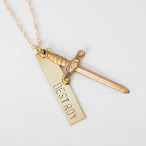 Destroy Sword Necklace