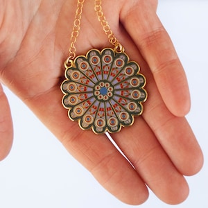 Rose Window Necklace