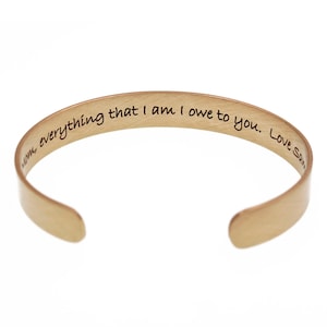 Mutter der Braut Manschettenarmband, Sentimentales Hochzeitsgeschenk für Mutter von Braut, Geschenk für Mutter des Bräutigams, Geschenk für zukünftige Mutter der Braut