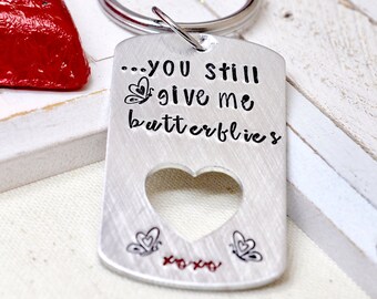 Valentines Day Gift for Men, Gift for Him, Gift for Her, Custom Engraved Keychain, Personalized Gift for Boyfriend, Gift for Husband