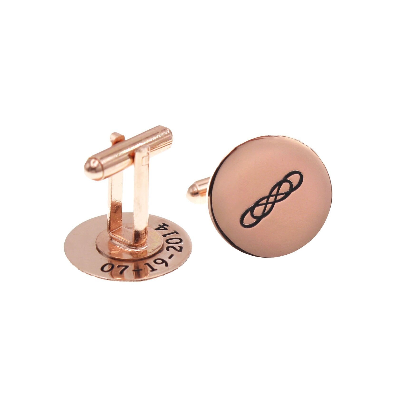 Copper Cufflinks - Etsy