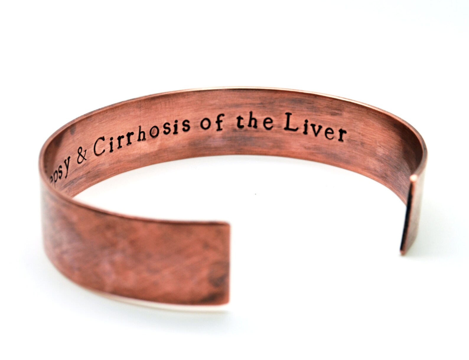 Medical Alert Copper Cuff Bracelet for Men Personalized Hand Etsy