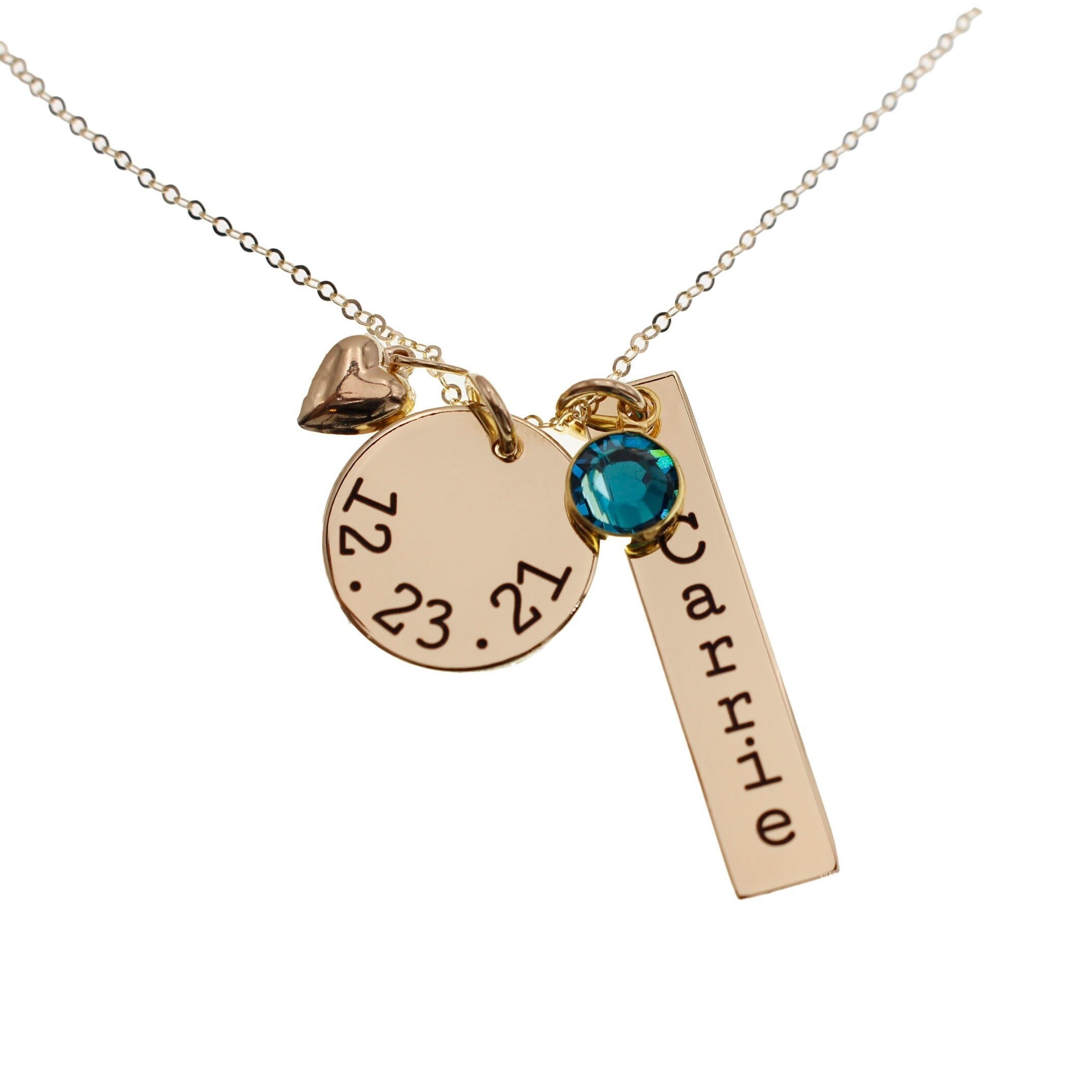 Birthstone Necklace Gift 