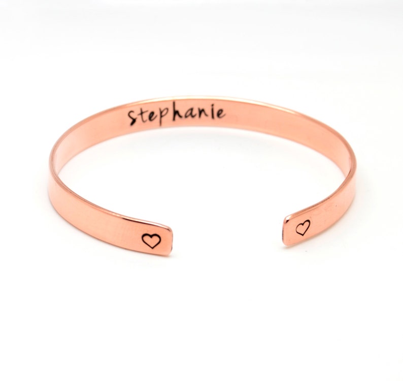 Bridesmaid Gift 2 Copper Bracelets Bridesmaid Jewelry Etsy
