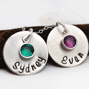 Christmas Gift Necklace, Personalized Birthstone Necklace for Mom, Custom Birthstone Mother Necklace with Names, Gift for Grandma