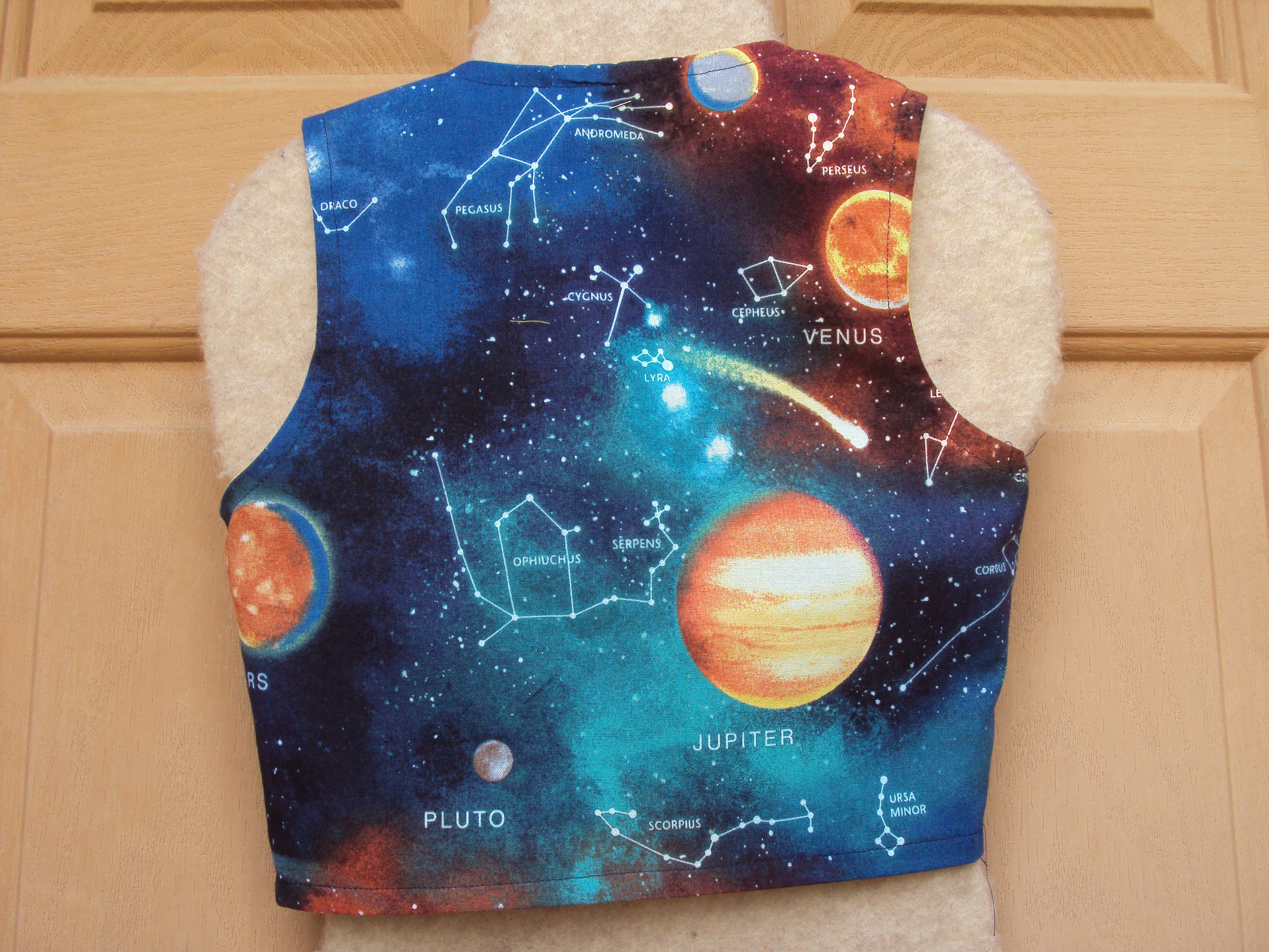 Priest Solar System-Printed Vest
