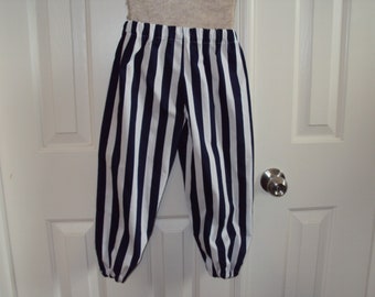 Black  or red  stripe pirate pants,  costume pants , jester pants