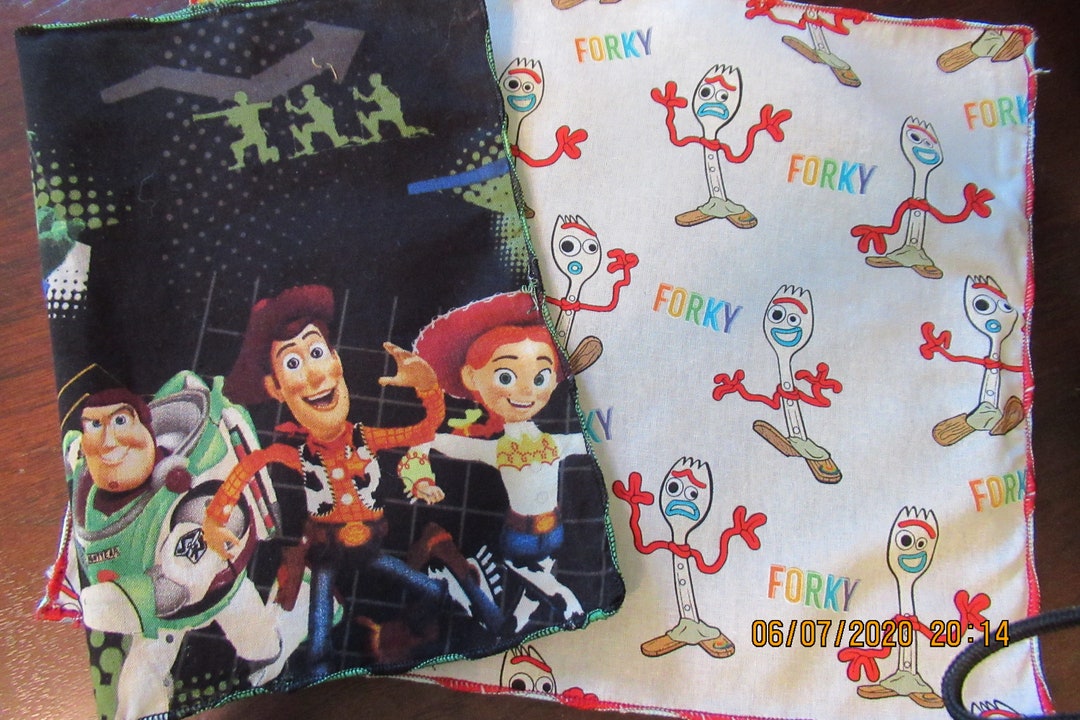Toy Story Napkins Featuring Woody and the Gang Forky and Cow Etsy
