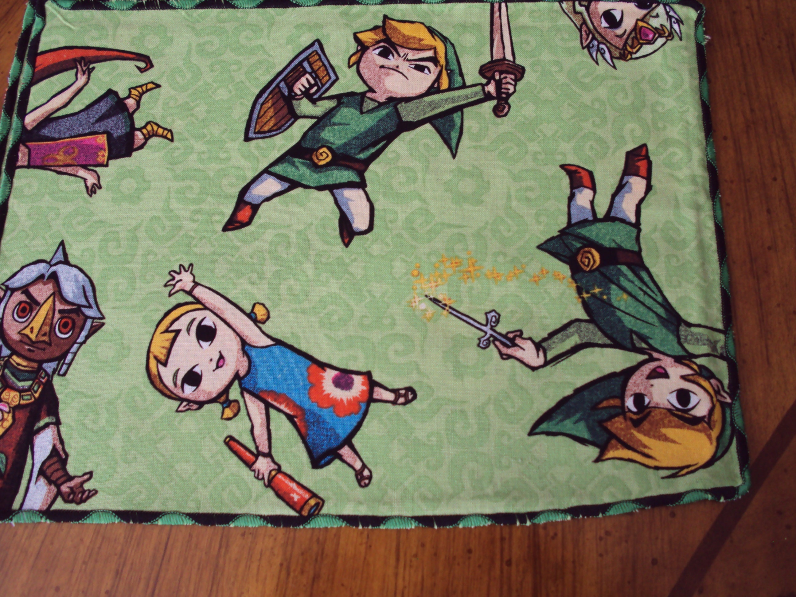 Zelda and Gang Cloth Napkiins, Kids Napkins, Lunch Box Napkins, Sold
