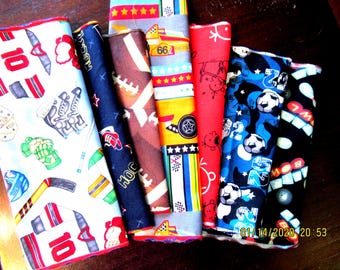 Sports Theme Kids Cloth Napkins: Bento Lunch Box - Eco Friendly