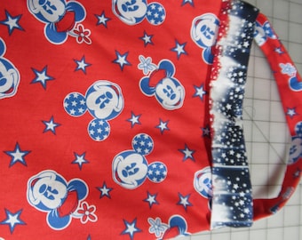 celebrate 1776 Fourth of July Mickey tote bag purse, Red, white and blue
