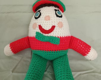 Hand Crocheted Humpty Dumpty Nursery Christmas