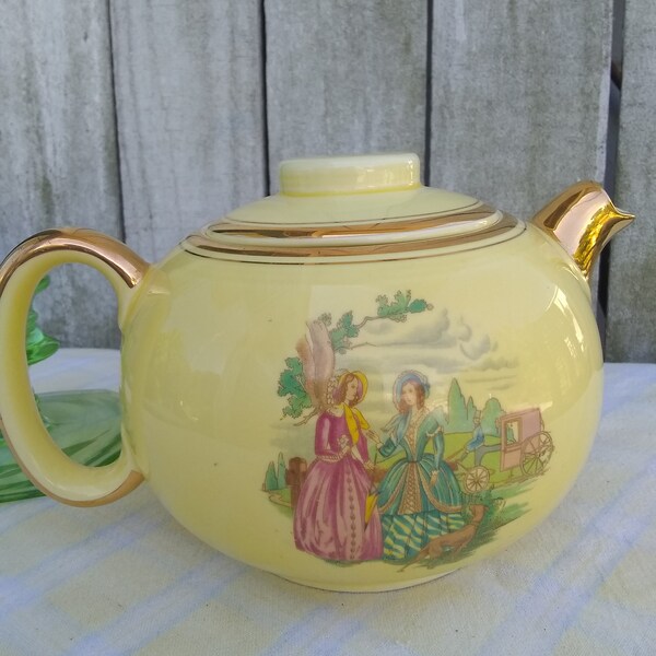 Yellow Teapot Etsy