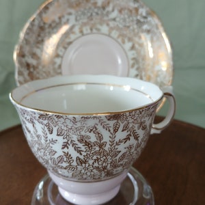 Vintage Colclough Teacup Saucer Set English China Tea Party