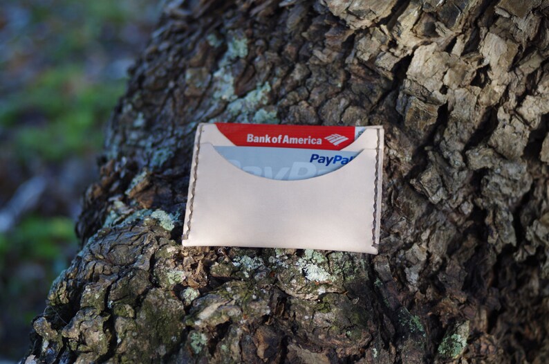 Leather Wallet / Card Holder Etsy