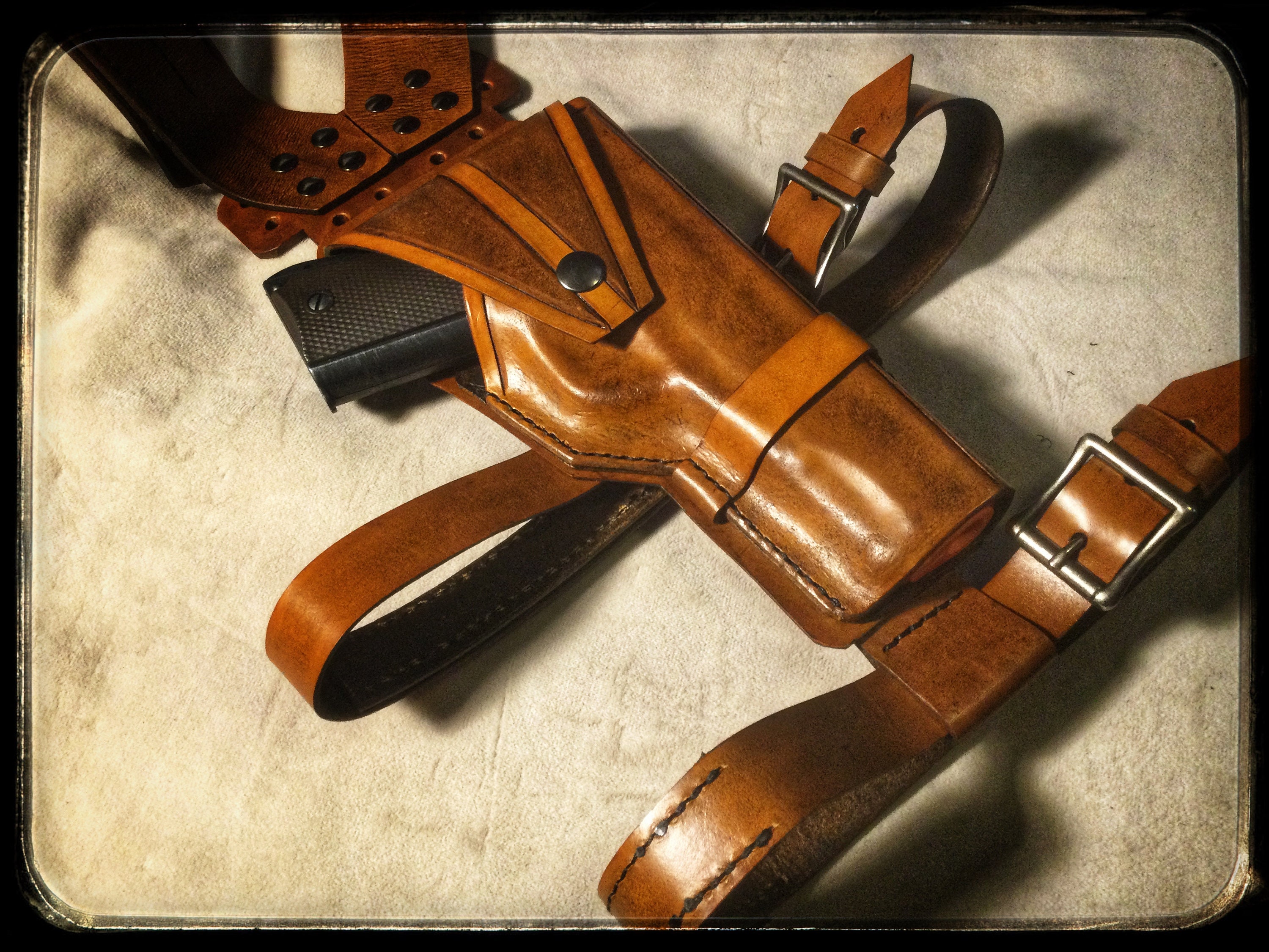 Taskmaster Full Leather Gear Set - Marvel, Sideshow Figurine, Black ...