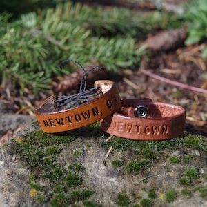 Newtown CT / Sandy Hook Memorial Leather Bracelet