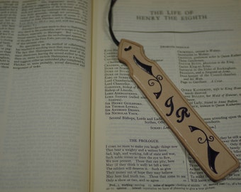 Custom Leather Bookmark