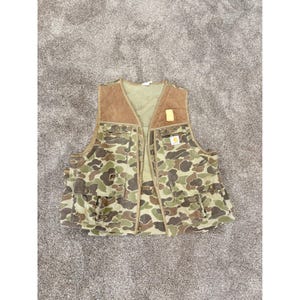 Carhartt Camo Vest - Etsy