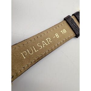 Pulsar Quartz Watch Distinguished President Optimist International Gold Need Bat image 4