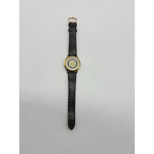 Pulsar Quartz Watch Distinguished President Optimist International Gold Need Bat image 1