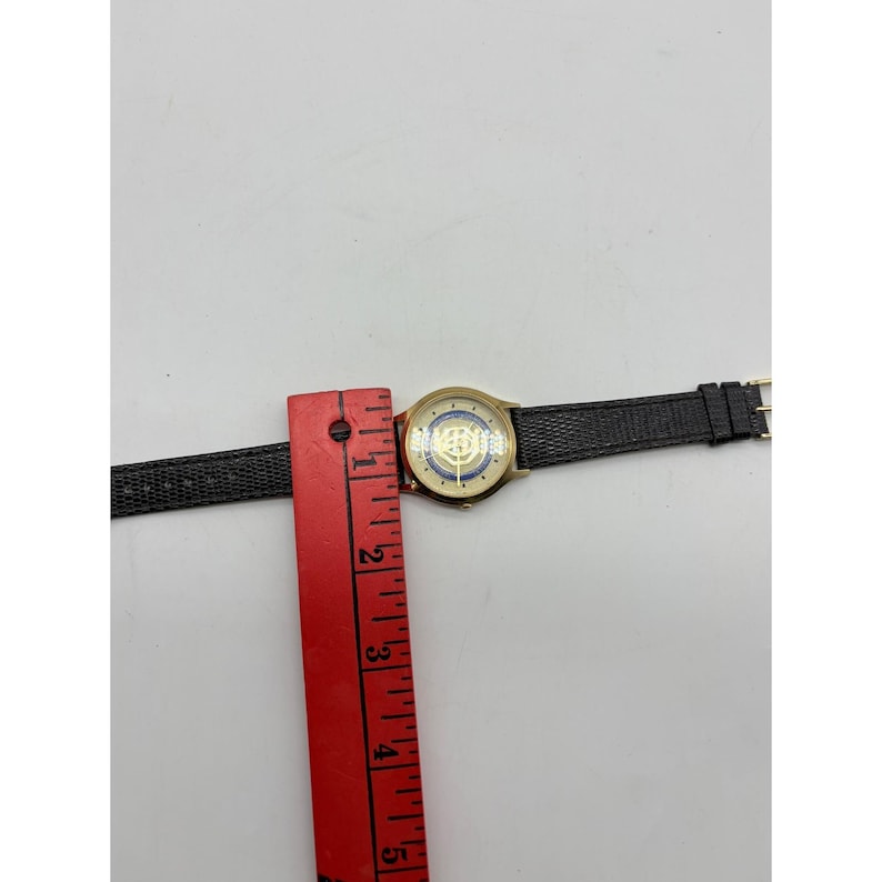 Pulsar Quartz Watch Distinguished President Optimist International Gold Need Bat image 9