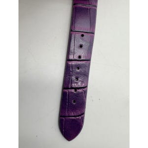Vivani Purple Butterfly Charm Watch Rhinestone Bezel Needs Battery image 7