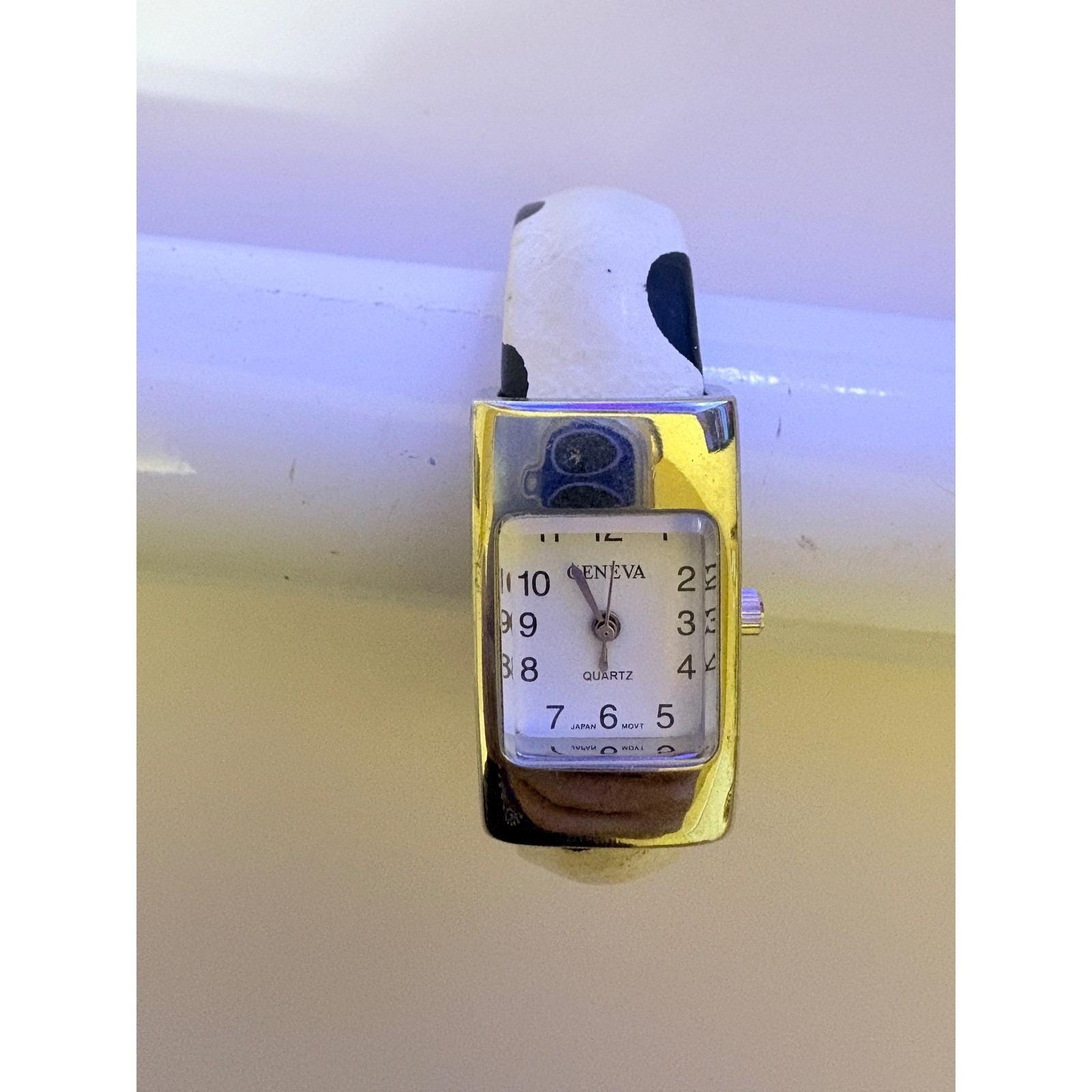 Vintage 2006 Geneva‎ Women\'s 39mm Quartz Watch Japan Movt Crystal Bezel Geneva Quartz Watch Japan Movt - Etsy main image 2