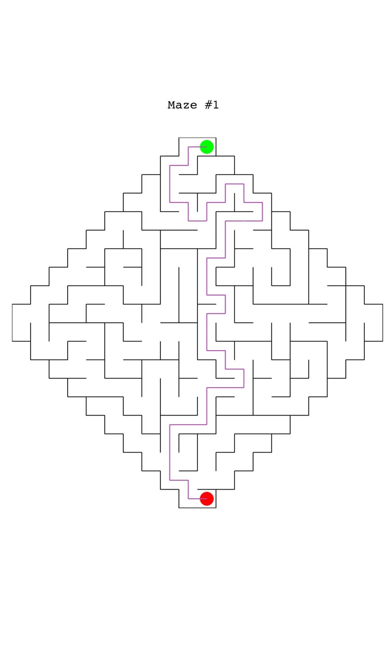 easy maze puzzles 125 includes answer key for each puzzle