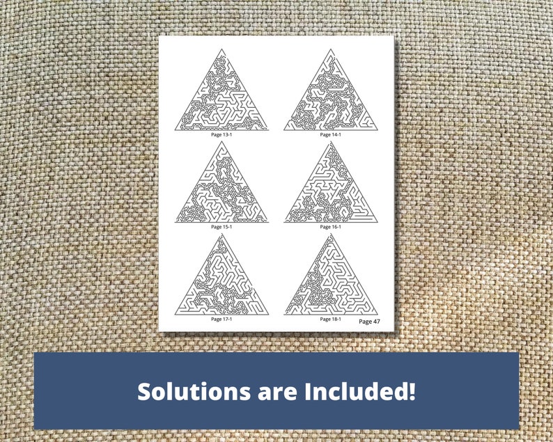 Printable Maze Games for Teens and Adults, Solutions Included, Kids ...