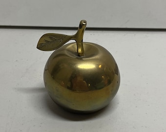 Brass Apple Figurine