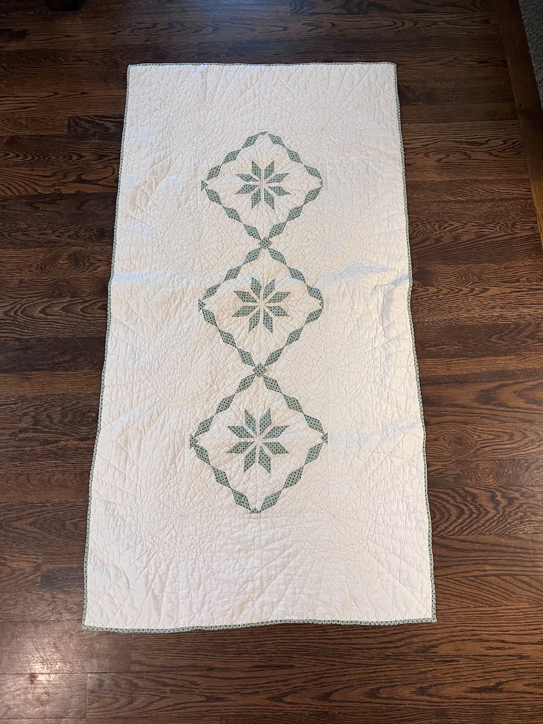Vintage Quilt Bed Runner Etsy