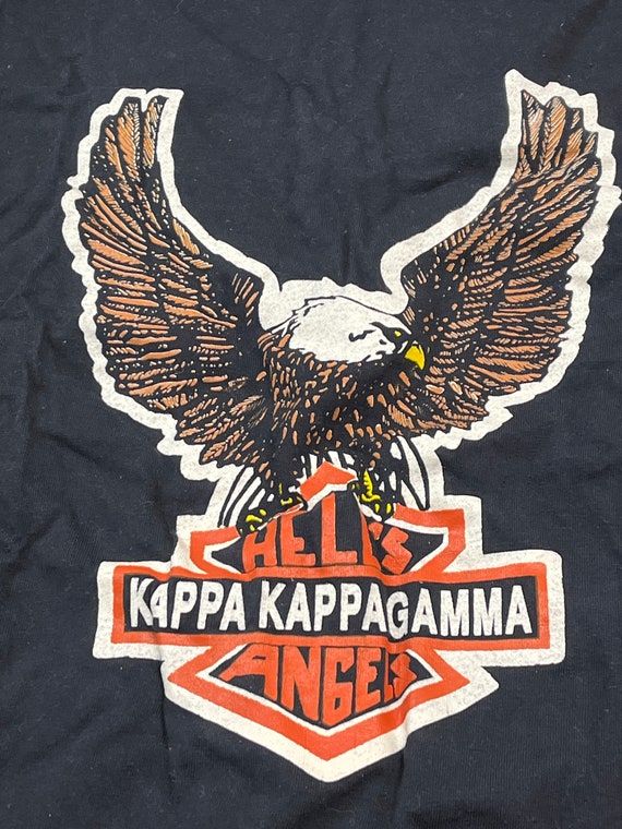 Kappa Kappa Gamma Vintage T-Shirt Hells Angels Pa… - image 2