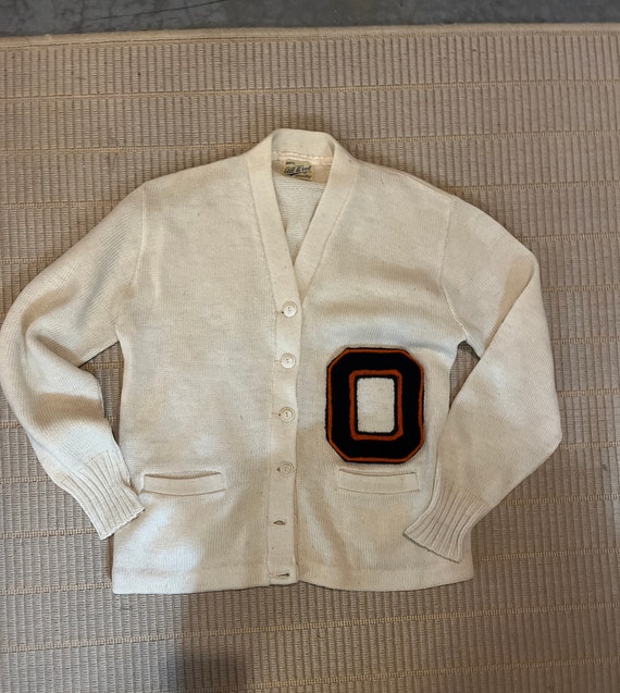 Vintage 70's Letterman Sweater Oklahoma University