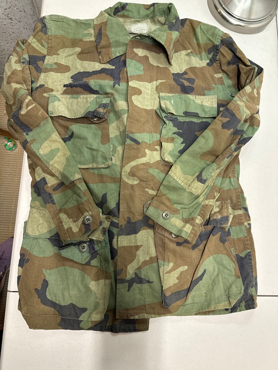 Vintage Military Camo Shirt - image 1