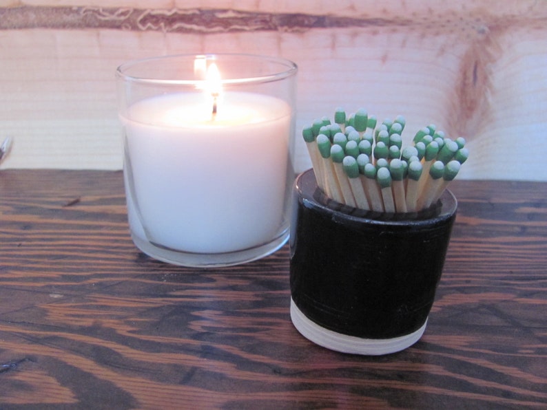 Match Striker Black Handmade Ceramic Match Holder With Etsy