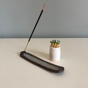 Incense Holder - Handmade, Soda Fired Clay Incense Stick Holder