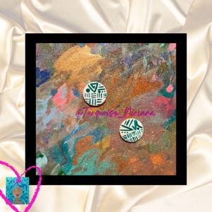 S-58: Aretes tribales de turquesa blanca