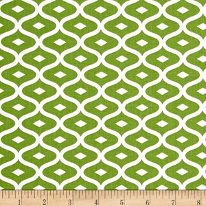 Moda's Simply Style Ogee Lime Green -  Sold by the 1/2 yard