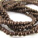 Matte Dark Bronze 3mm Round Czech Glass Beads 100pc #583