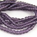 Plum Transparent 3mm Smooth Round Czech Glass Beads 100pc #353