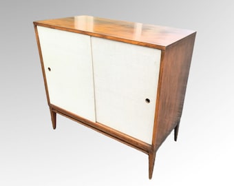 1950s Paul McCobb for Winchendon Furniture Planner Group Sliding Door Cabinet
