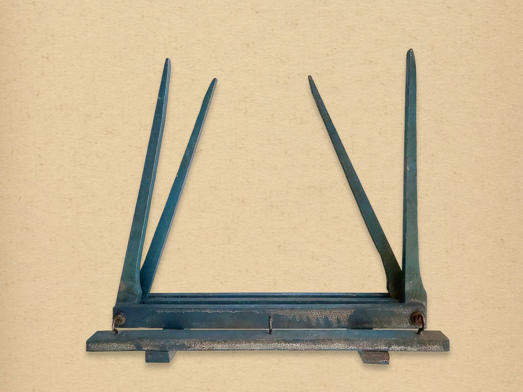 1920s Antique Folding Wall Drying Rack in Original Blue Paint - Etsy