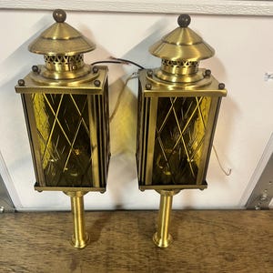 Antique Carriage Lights - Etsy