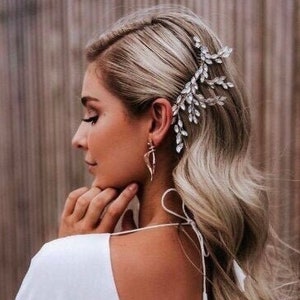 Crystal Wedding Headpiece Crystal Wedding Hair Comb Crystal Bridal Hair Pins Crystal Wedding hair accessories image 1